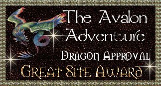 The Avalon Adventure Dragon Approval Great Site Award